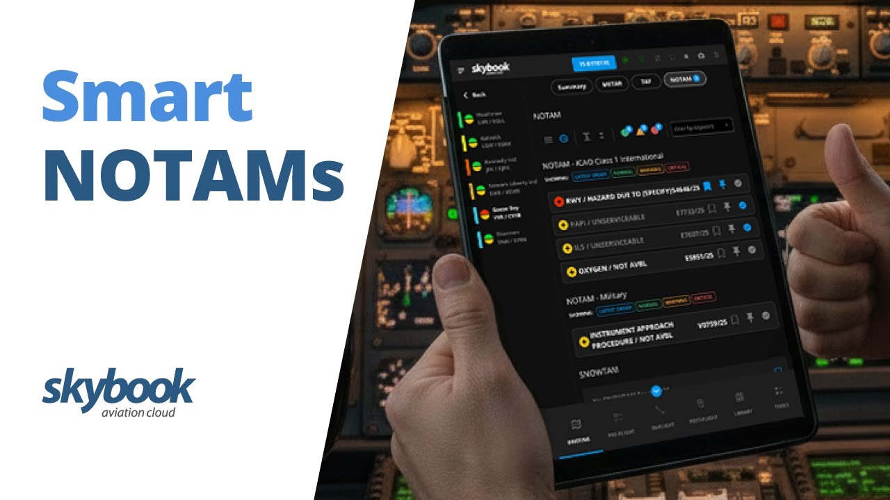 Smart NOTAMs Explained: Clearer Pre-Flight Briefings on Your EFB