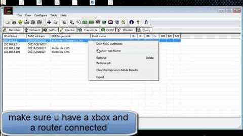 How To Set Up Cain and Abel ( XBOX )