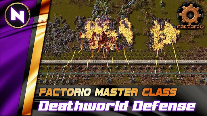 Deathworld Base DEFENSE & ATTACK from Early to End Game | Factorio Tutorial/Guide/How-to