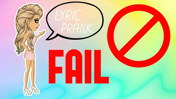 MSP Lyric Prank Fail | MSP Trolling #2 (PC Only)