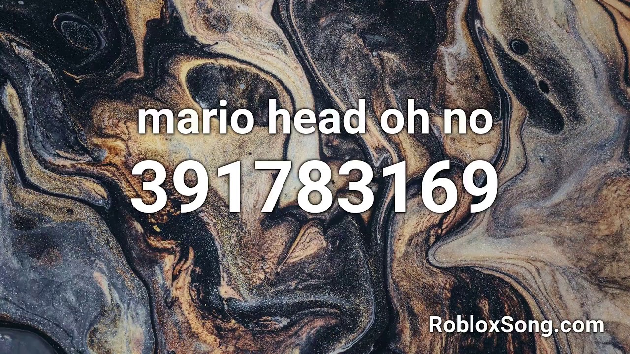 Mario Head Oh No Roblox Id Roblox Music Code Youtube - mario singing roblox id