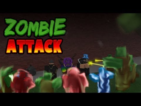 Zombie Attack рубилово с Зомби в Роблокс Let's Play