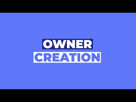 myCRM - Owner Creation