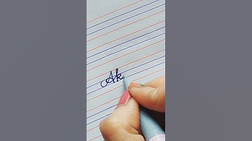 Akshay in cursive writing ✍🏻| Akshay name #cursivewriting #calligraphy #shorts #art #handwriting