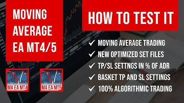 Moving Average EA ΜΤ4/5© - How to Test the Demo Version in the MT5 Strategy Tester