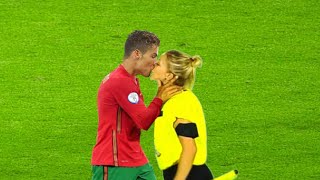Rare Moments with Female Referees in Football