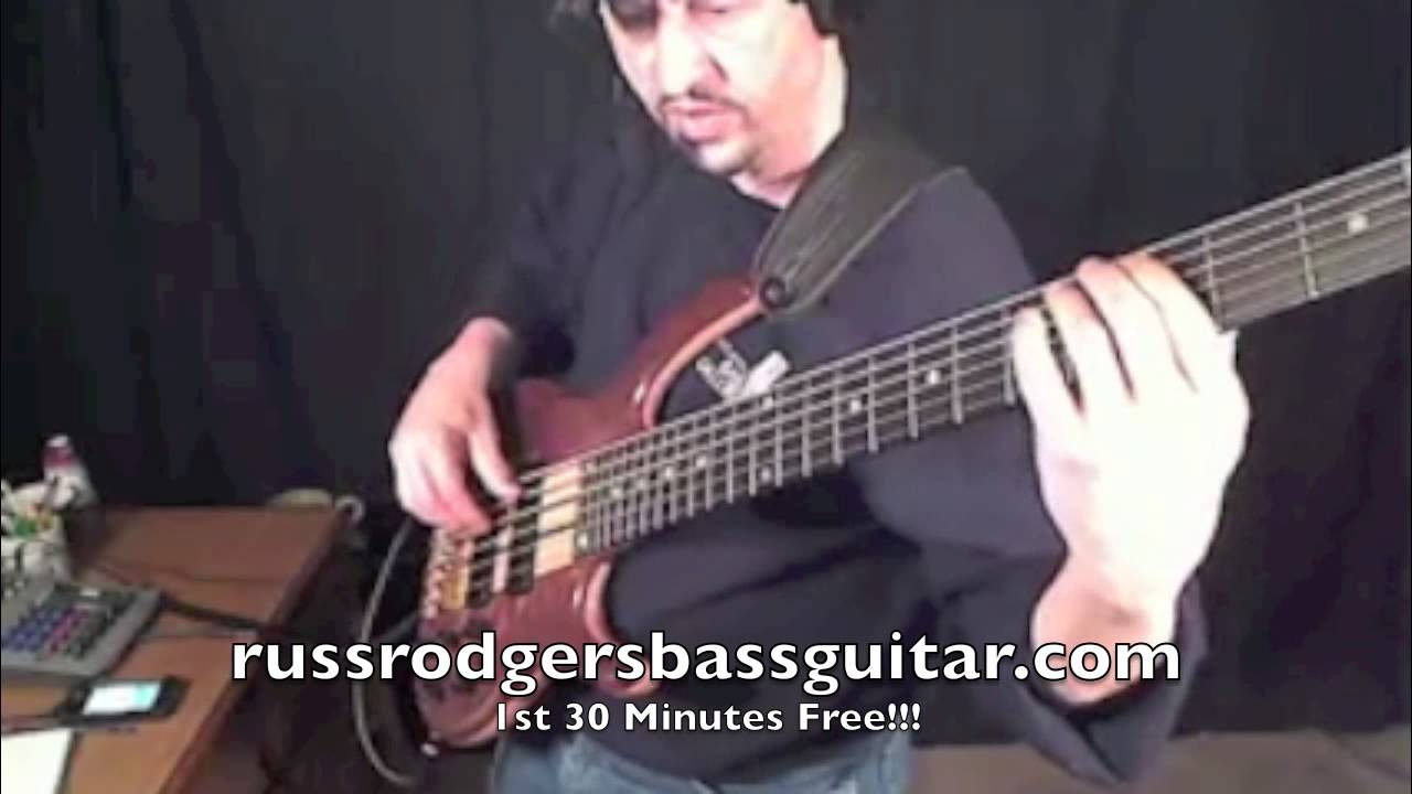 Online Bass Lesson On Right Hand Form Choices With Russ Rodgers
