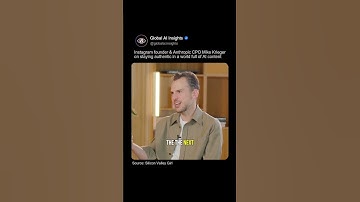 Instagram founder & Anthropic CPO Mike Krieger on staying authentic in a world full of AI content