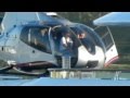 Helicopter landing on Super Yacht Attessa IV in Marina Del Rey, April 2012