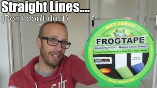 How to paint straight bleedfree lines with FrogTape