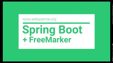 Spring Boot + FreeMarker Example