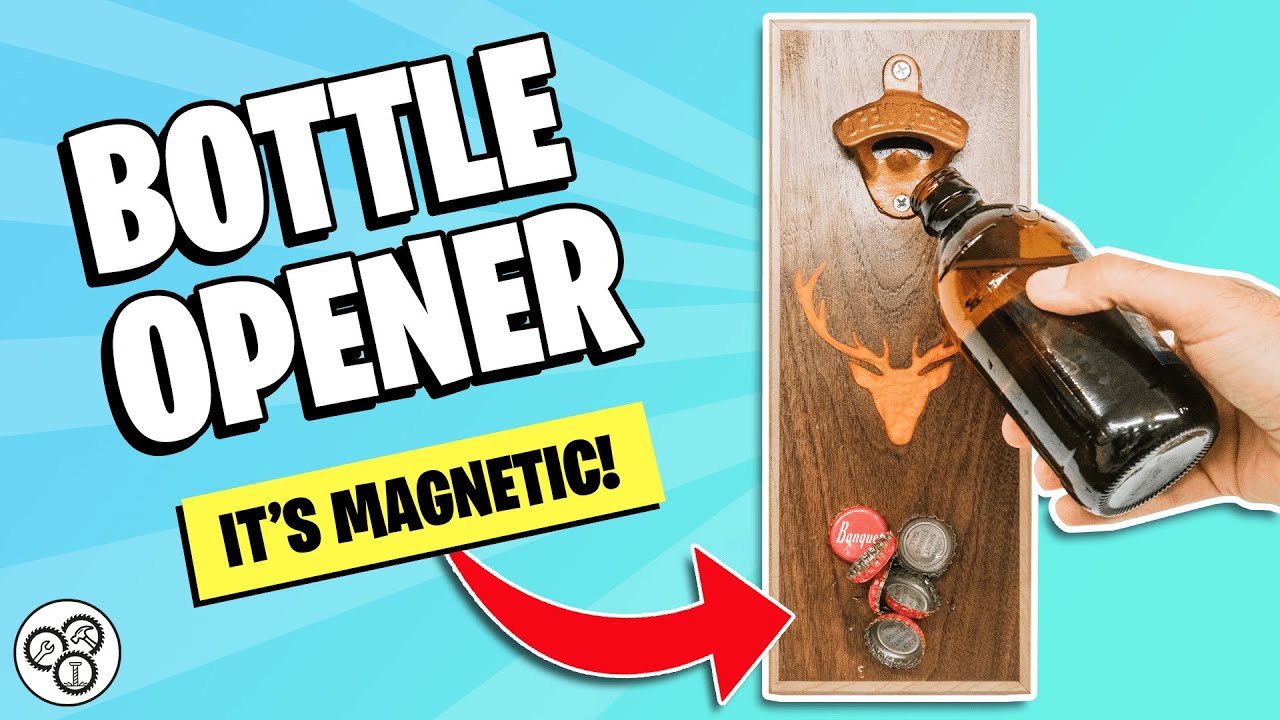 Wooden Handle Bottle/Can Opener W/ Magnet – Bottle Opener Dude