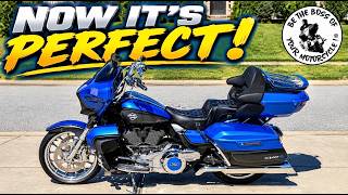 It Was Super Uncomfortable... Now I Love It! 2026 CVO Street Glide Limited Upgrades!