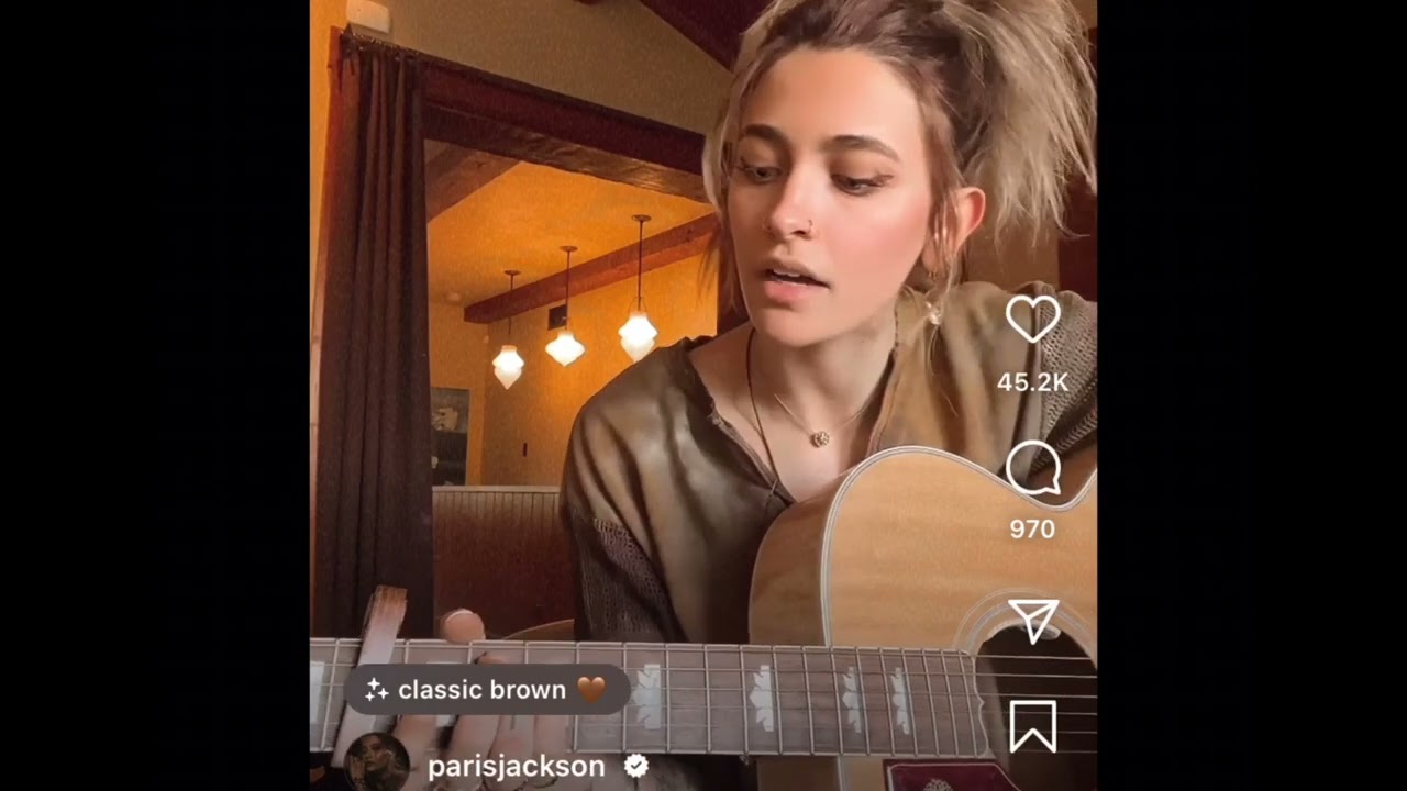 Paris Jackson River Of Dreams Acoustic Song February 2023