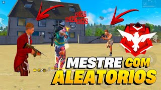 COMO PEGAR MESTRE NO CS JOGANDO SÓ COM ALEATÓRIOS NO FREE FIRE