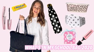 Whats In My School Bag 2020