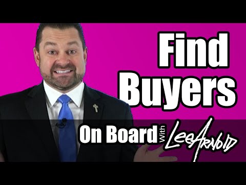 How to Find Buyers: On Board With Lee Arnold