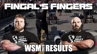 World&#39;s Strongest Man 2023 | FINALS | Event 3 Fingal&#39;s Fingers | Results