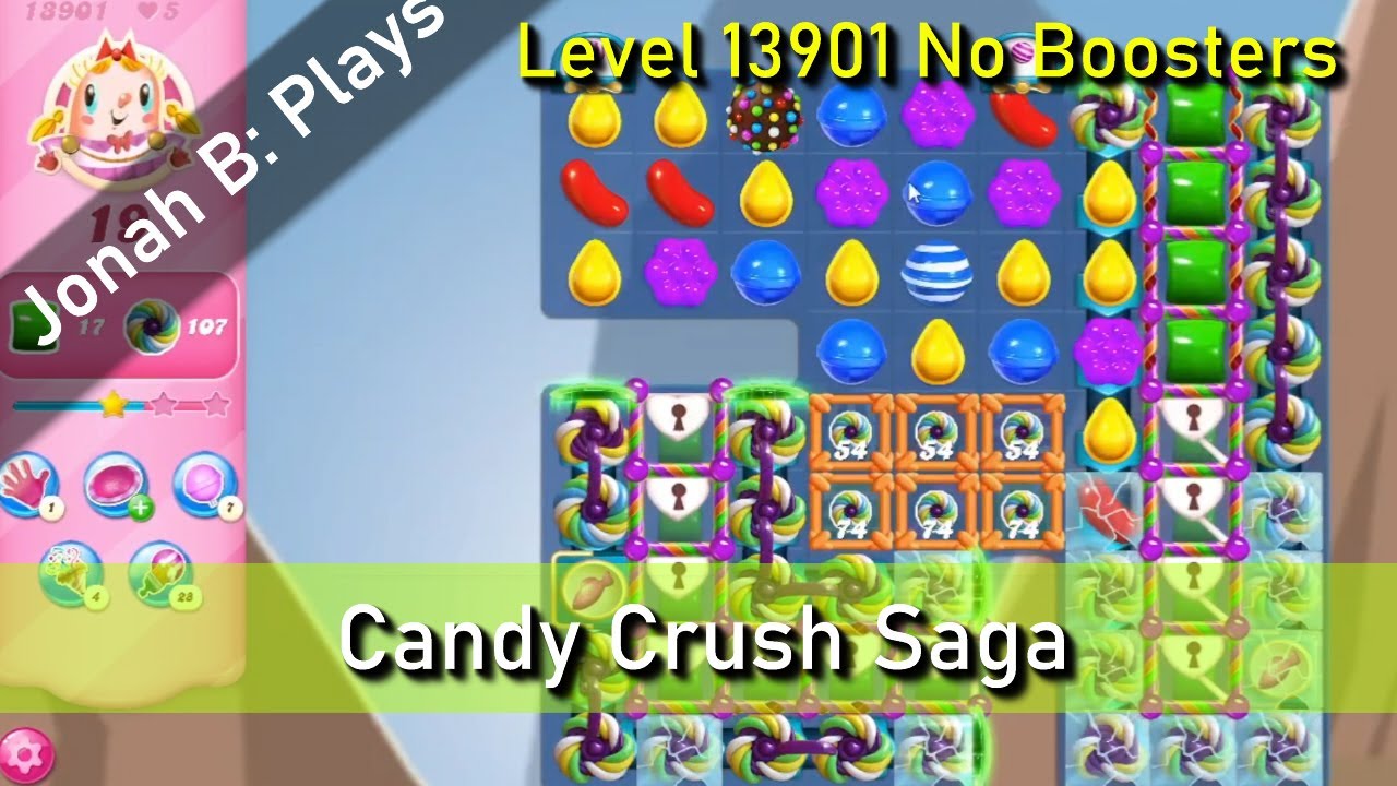 Candy Crush Saga Level 13901 No Boosters - YouTube