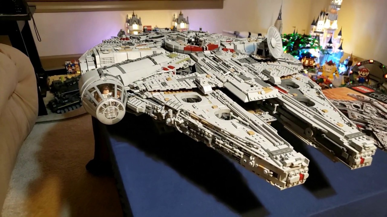 millennium falcon lego set mount