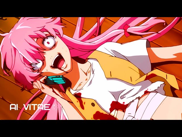  Gasai Yuno Anime The Future Diary Mirai Nikki Canvas