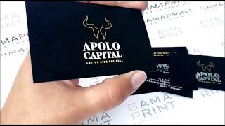 Tarjetas Personales Hot Foil Gamaprint