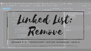 UTS Struktur Data: Linked List || Devana Khaisa Sholiha