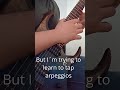 Trying to tap arpeggios #guitar #metal #tapping