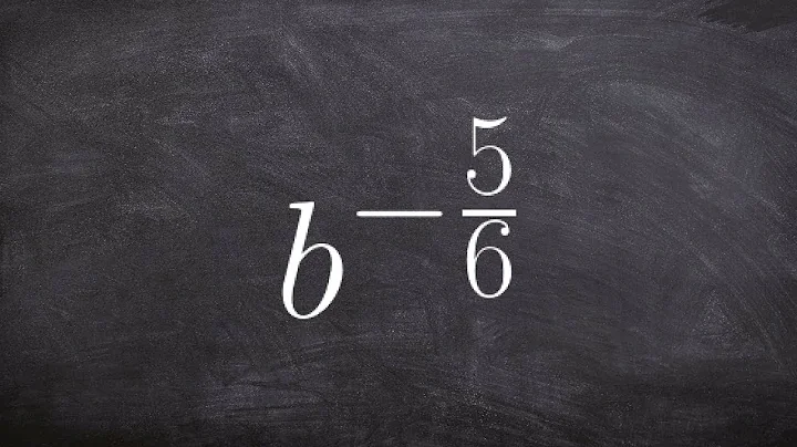 How to simplify a negative rational exponent