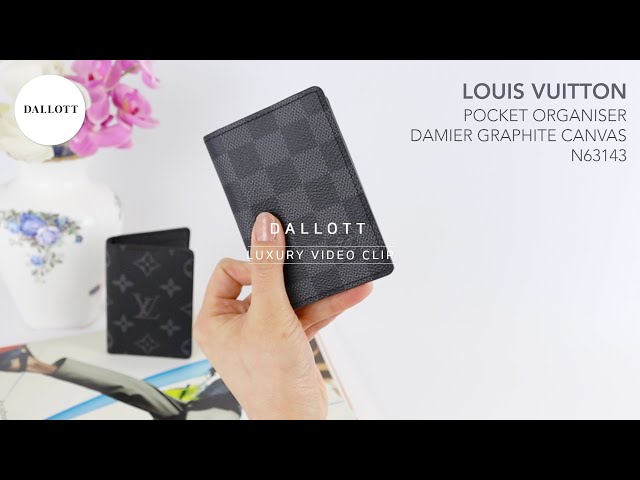 Louis Vuitton POCKET ORGANIZER Damier Graphite Canvas Virgil Abloh