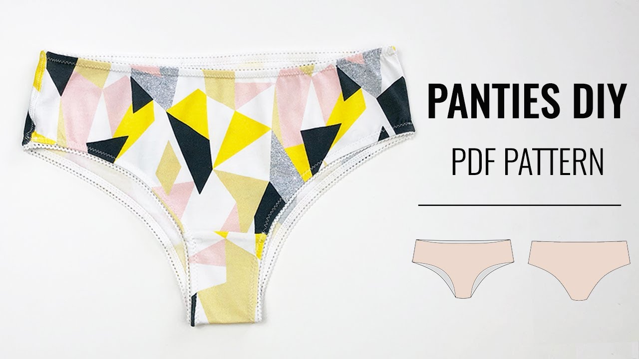 How to sew women’s panties. PDF sewing pattern. - YouTube