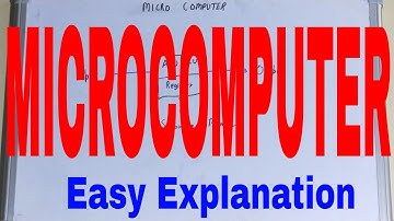 Microcomputer|What is Micro Computer|Microcomputer Block Diagram|Microcomputer System
