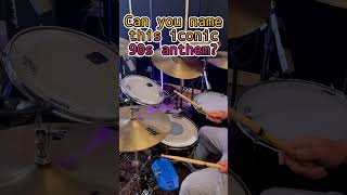 Can you name this iconic 90's anthem? #drums #drummer #quiz #shorts #music #intro #guess #short