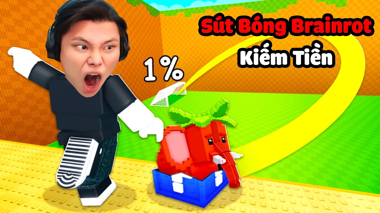 [ROBLOX] JayGray Sút Bóng Lucky Block Brainrot Kiếm Tiền⚽️🦶Thử Thách Trở Thành Cầu Thủ Bóng Đá CR7