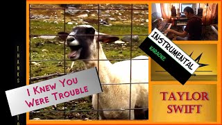 I Knew You Were Trouble (GOAT Remix) - Taylor Swift - FULL Instrumental with lyrics!  [subtitles]