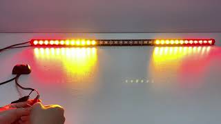 38” offroad rear chase led strobe light bar