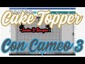 Cake topper con Cameo 3. Video tutorial