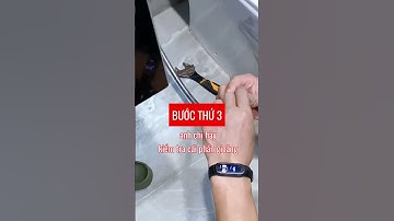 Cách xử lý van khoá, T chia nước bị rò rỉ nước #kidohomes #minhkido #music  #toto