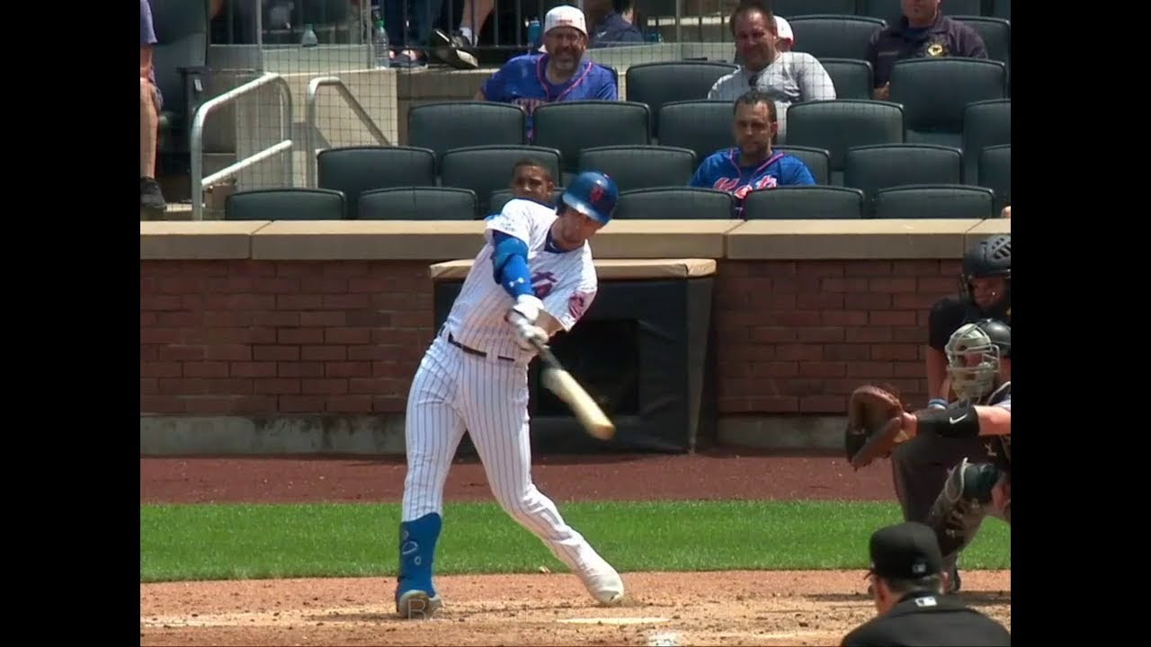 Jeff McNeil Home Run Swing Slow Motion 20191(15) YouTube