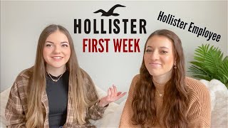 WORKING AT HOLLISTER | FIRST WEEK AT HOLLISTER AND ORIENTATION + TRAINING 2021