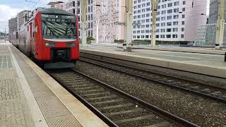 CP Class 3500 - 3522 arriving Estação do Oriente Station on 15/05/24