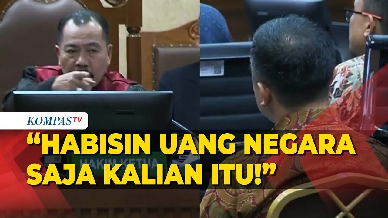 Hakim Kesal di Sidang BTS  Percuma Kalian Konsultan, Habis habisin Uang Negara Aja!