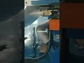 Aluminum foil tray making machine.