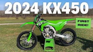 2024 Kawasaki KX450 - First Ride! - GoPro by Andrew DeVries 10,683 views 6 months ago 4 minutes, 50 seconds