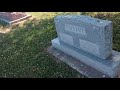 Burl Ives grave in mound city cemetery Hunt city Illinois