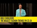 Bold shoulders  the biggest fashion trends fall winter 2023 2024 fashiontrends streetstyle