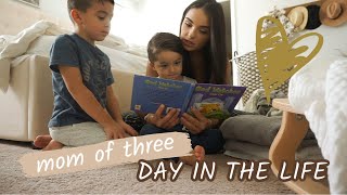 DAY IN THE LIFE // MOM OF THREE.. he left us 🥺 | The Chavez Family