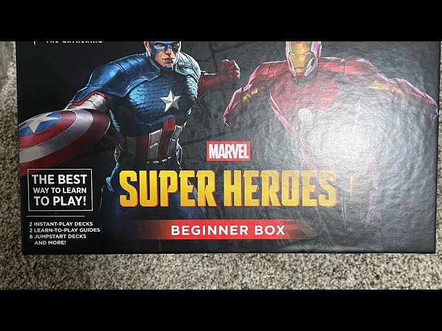 MTG Marvel Super Hero's Beginner Box Part 1 - YouTube