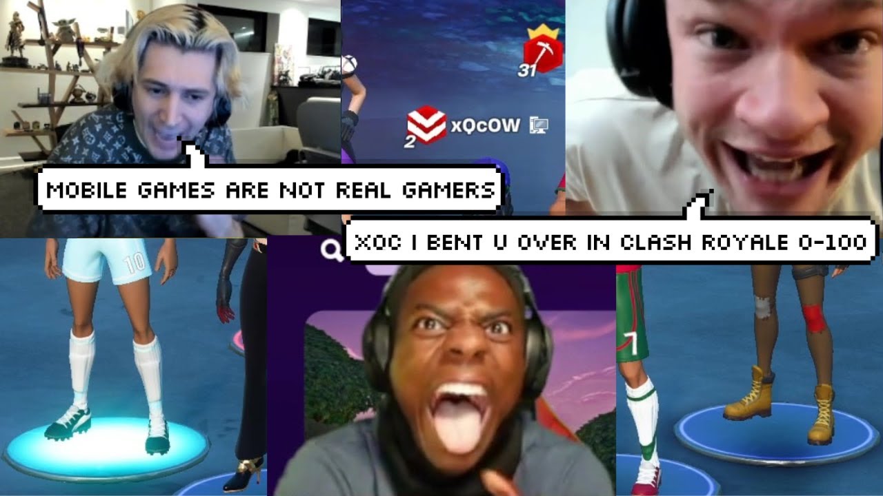 iShowSpeed Dies Laughing at xQc & Jynxzi Getting Into Heated Argument about Clash Royale
