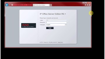 AVAYA IP OFFICE SERVER EDITION 9.1 INSTALLATION WITH VMWARE OVA